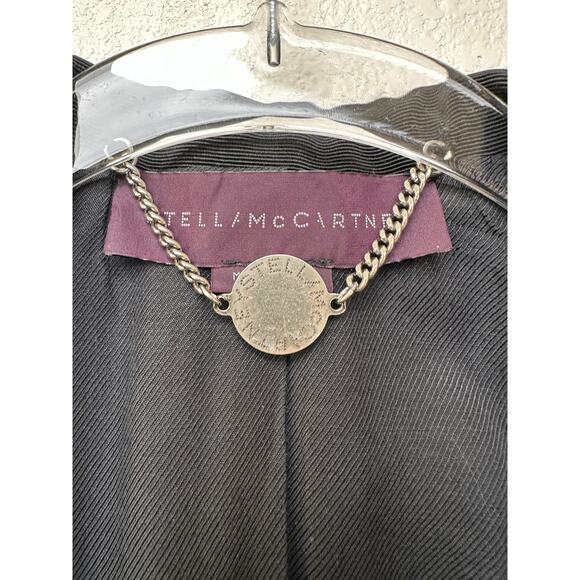 Stella McCartney Black Tuxedo Blazer Women US 8 IT 44 Shawl Lapel - Picture 8 of 14